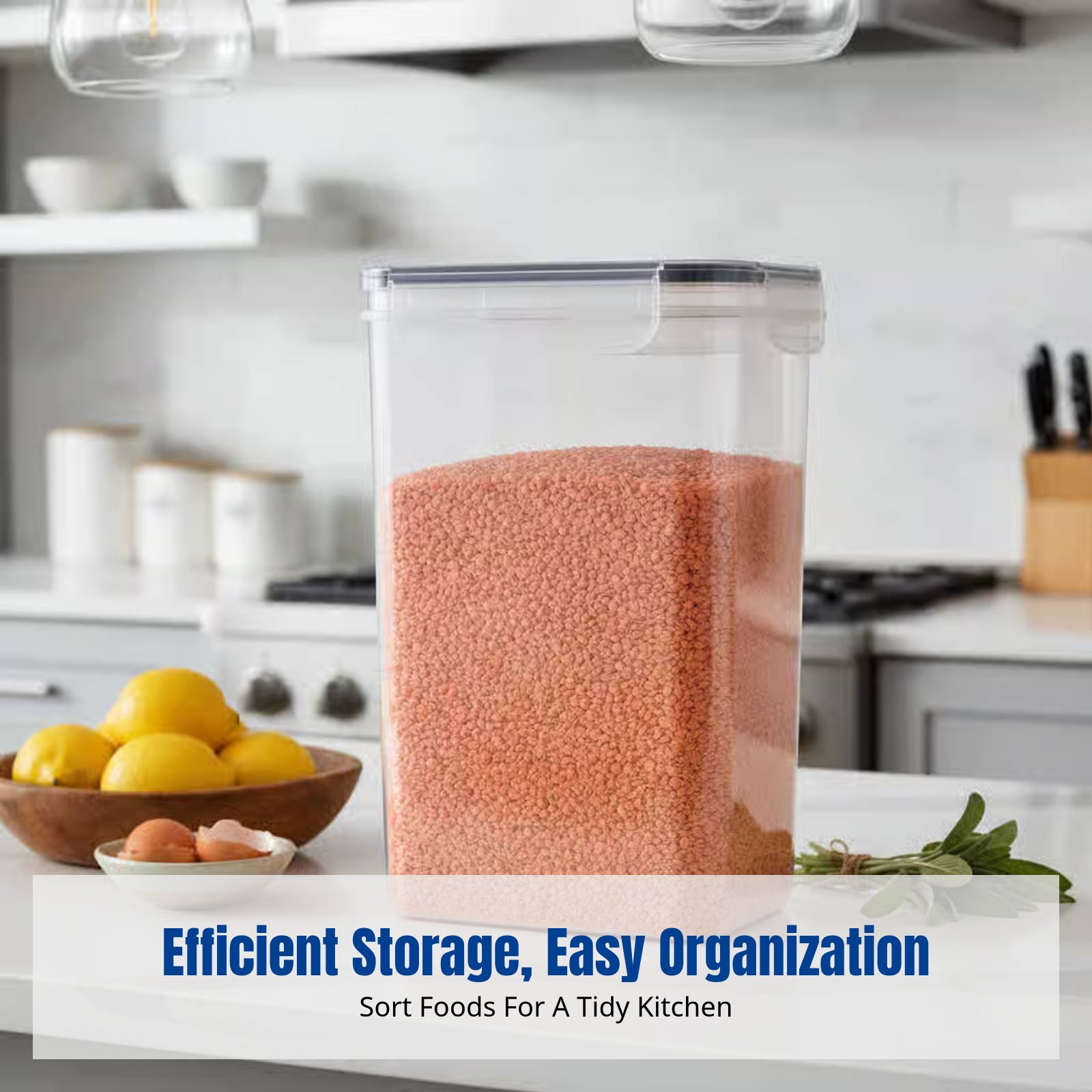 Food Storage Containers Set - Juego de Recipientes Herméticos para Almacenamiento