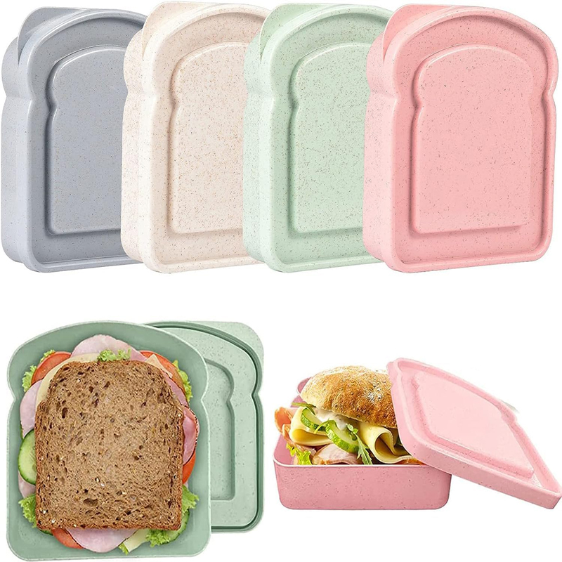 Food Storage Made Easy - Fiambrera con tapa para sándwich, contenedor