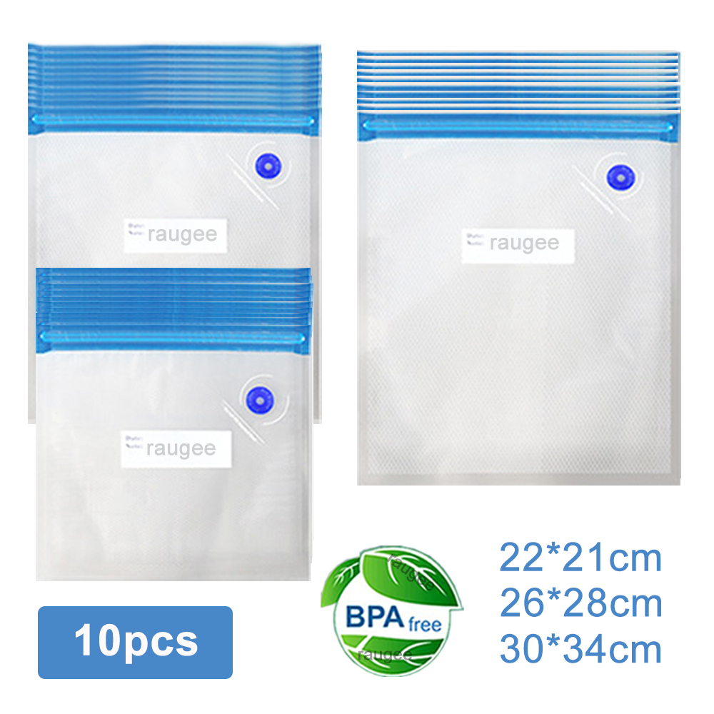 Food Storage Vacuum Bags - Bolsas de vacío reutilizables para envasado