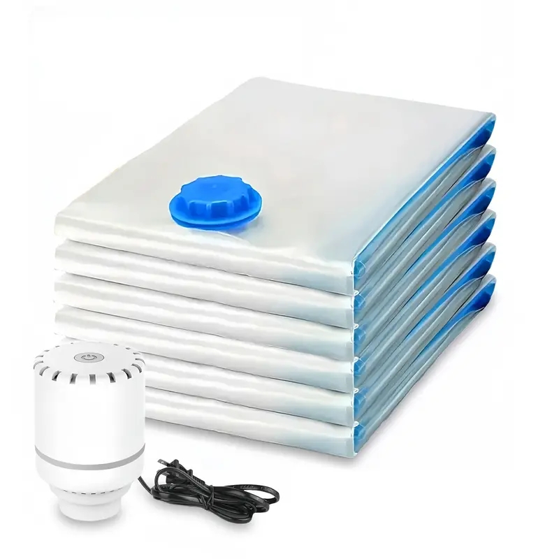 Food Storage Vacuum Bags - Bomba Eléctrica para Bolsas Comprimidas, Bomba
