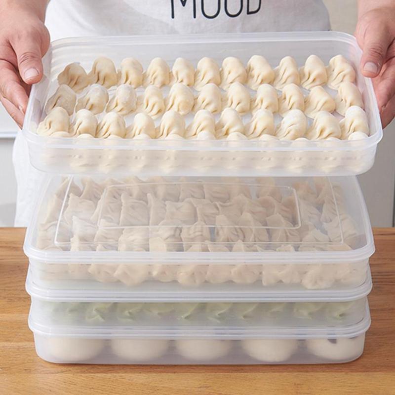 Food Storage Containers Set - Caja de Almacenamiento Transparente para Cocina,