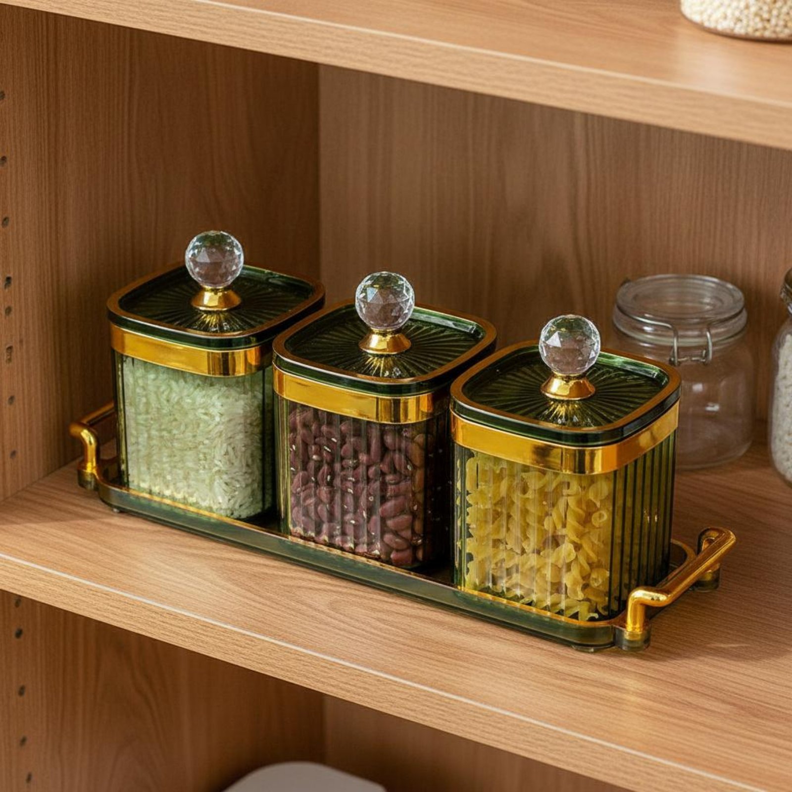 Food Storage Containers Set - Juego de Recipientes Decorativos para Snacks,