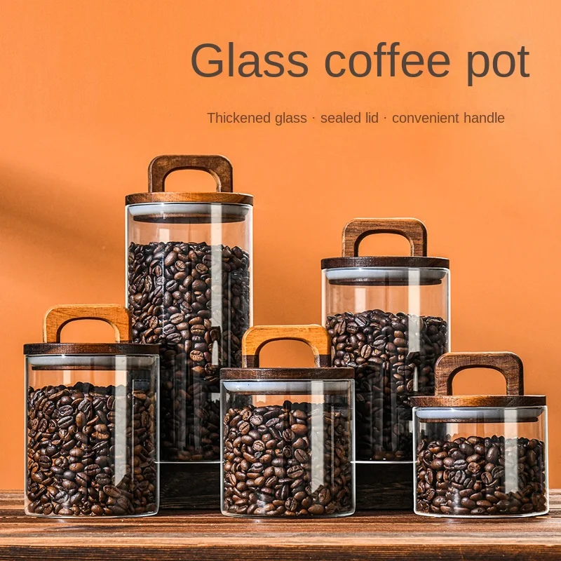 Glass Food Storage Xl - Tarro de vidrio con tapa de