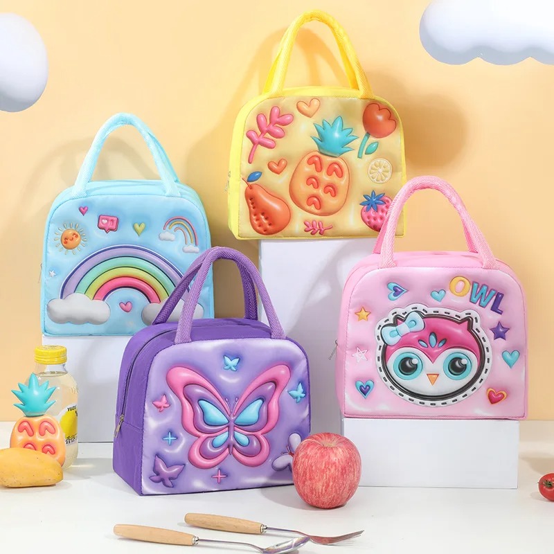 Food Storage Roll Bags - Bolsa de Almuerzo Infantil 3D de