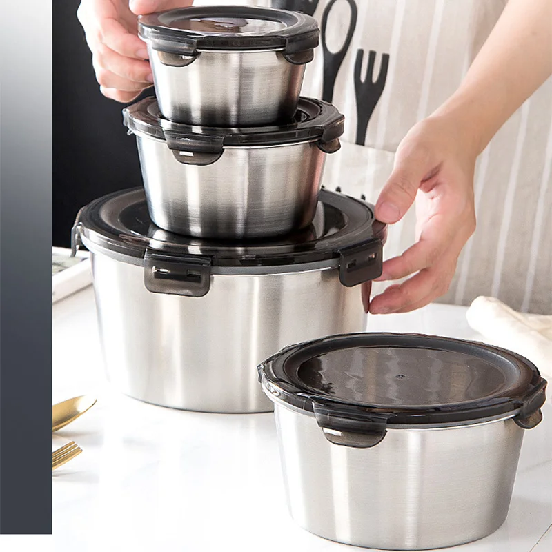 Food Storage Made Easy - Fiambrera Bento de acero inoxidable 304
