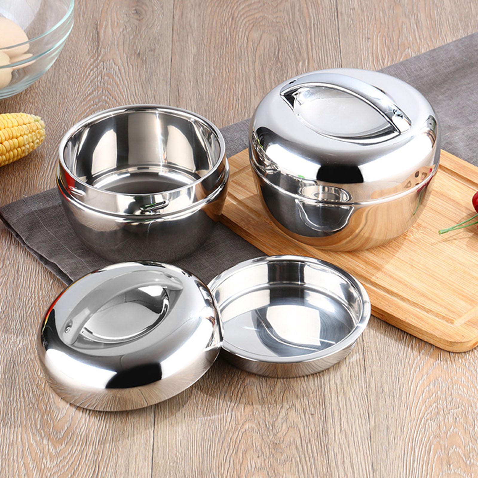 Food Storage Hot - Botella termo aislada de acero inoxidable