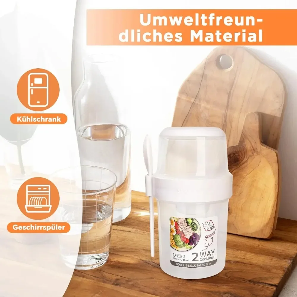 Food Storage Jar Set - Taza para ensalada, tazas para desayuno,