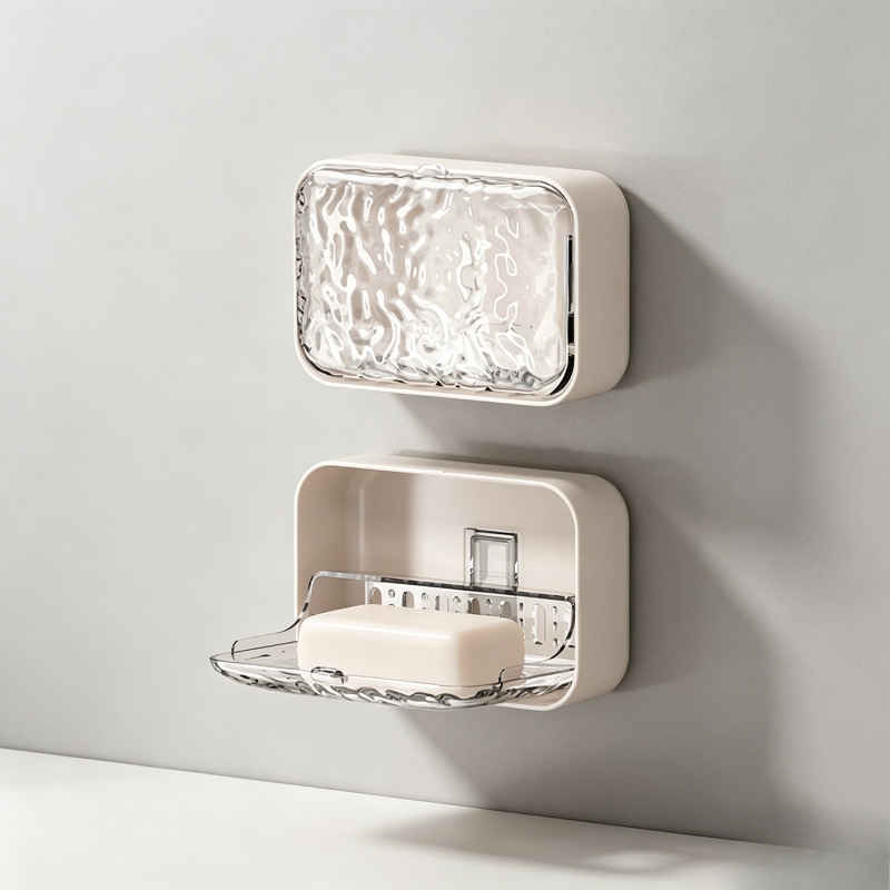 Food Storage Organiser - Jabonera de pared sin taladro con