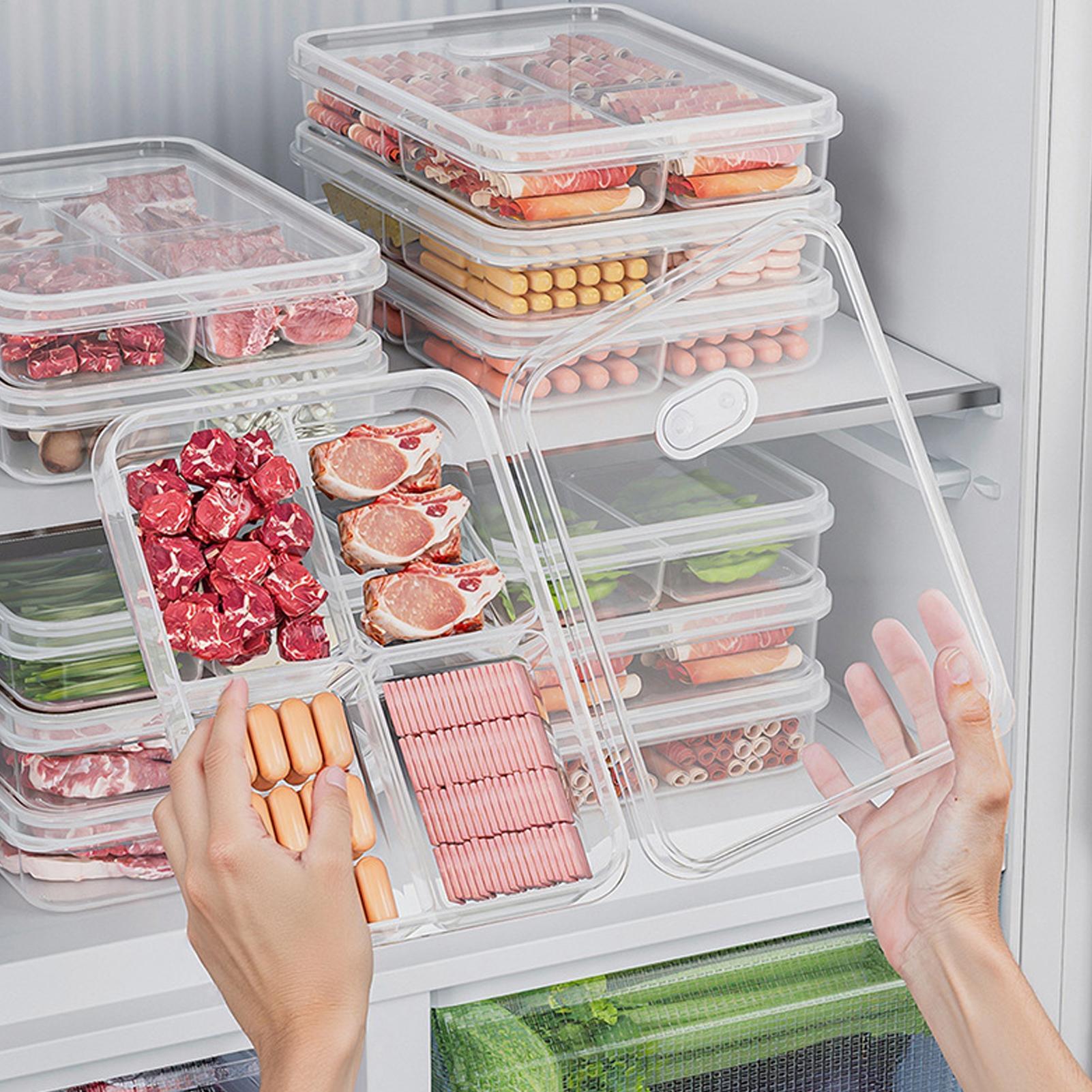 Food Storage Containers Set - Caja de almacenamiento para refrigerador, caja
