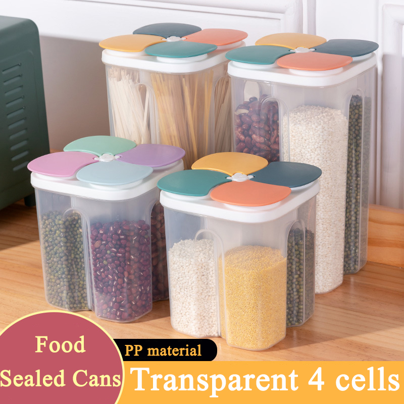 Food Storage Jar Set - Caja de almacenamiento de cereales de