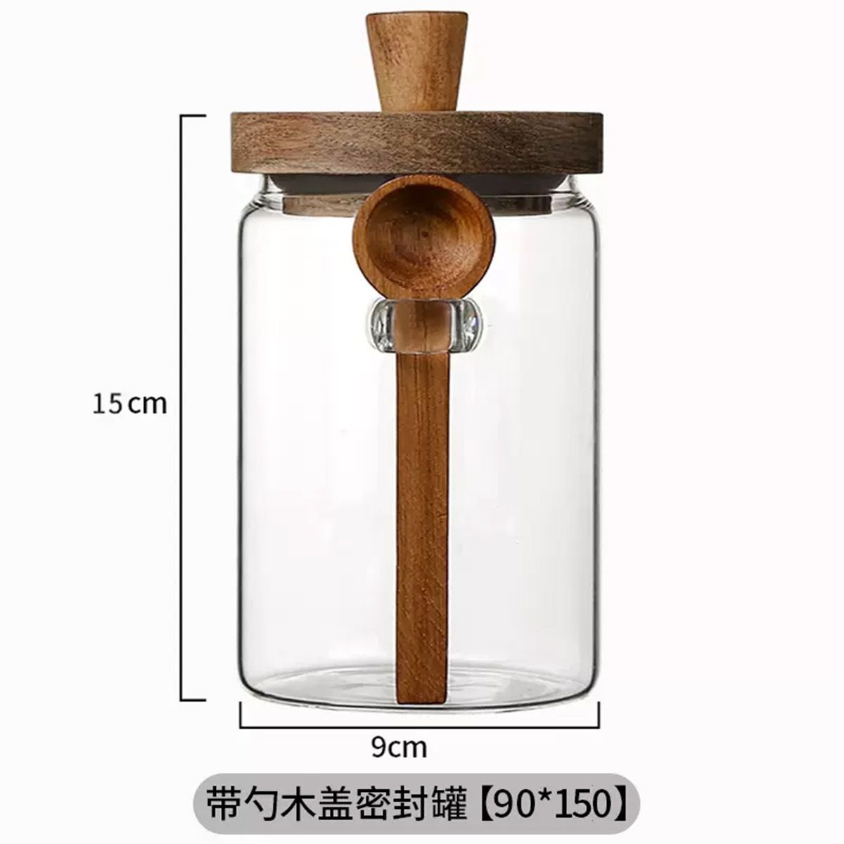 Food Storage Glass Set - Tarro de almacenamiento de vidrio con