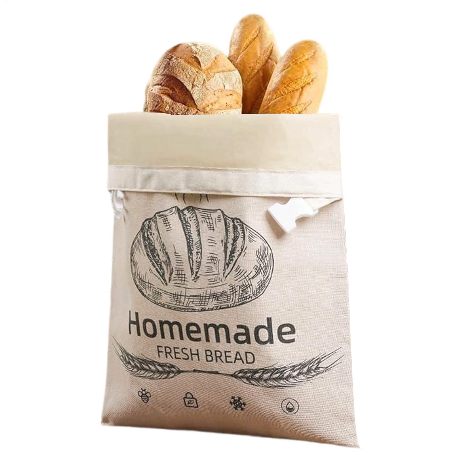 Bolsa de lino para pan, bolsas - Food Storage Reusable Bags reseña y precio