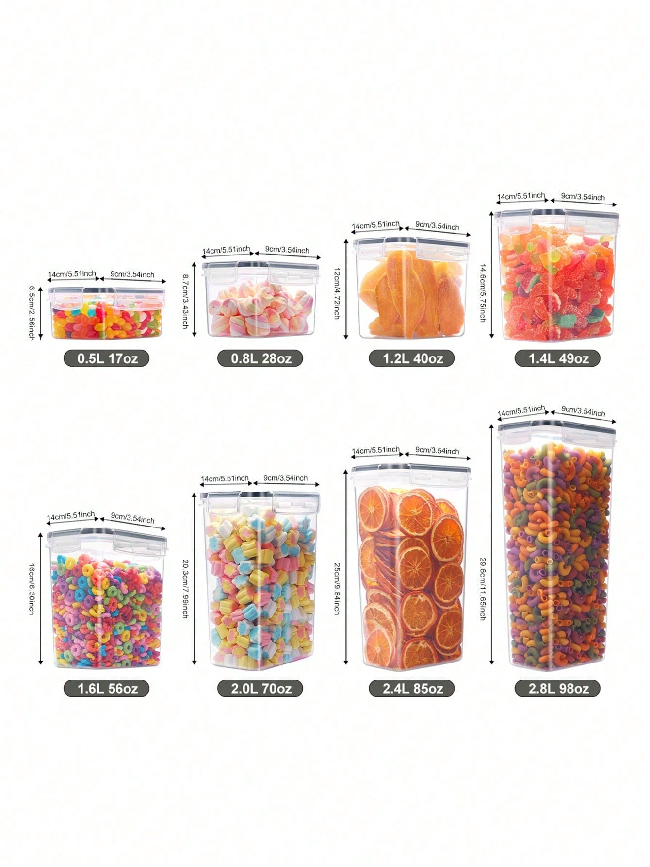 48 recipientes herméticos para - Lock And Lock Food Storage reseña y precio