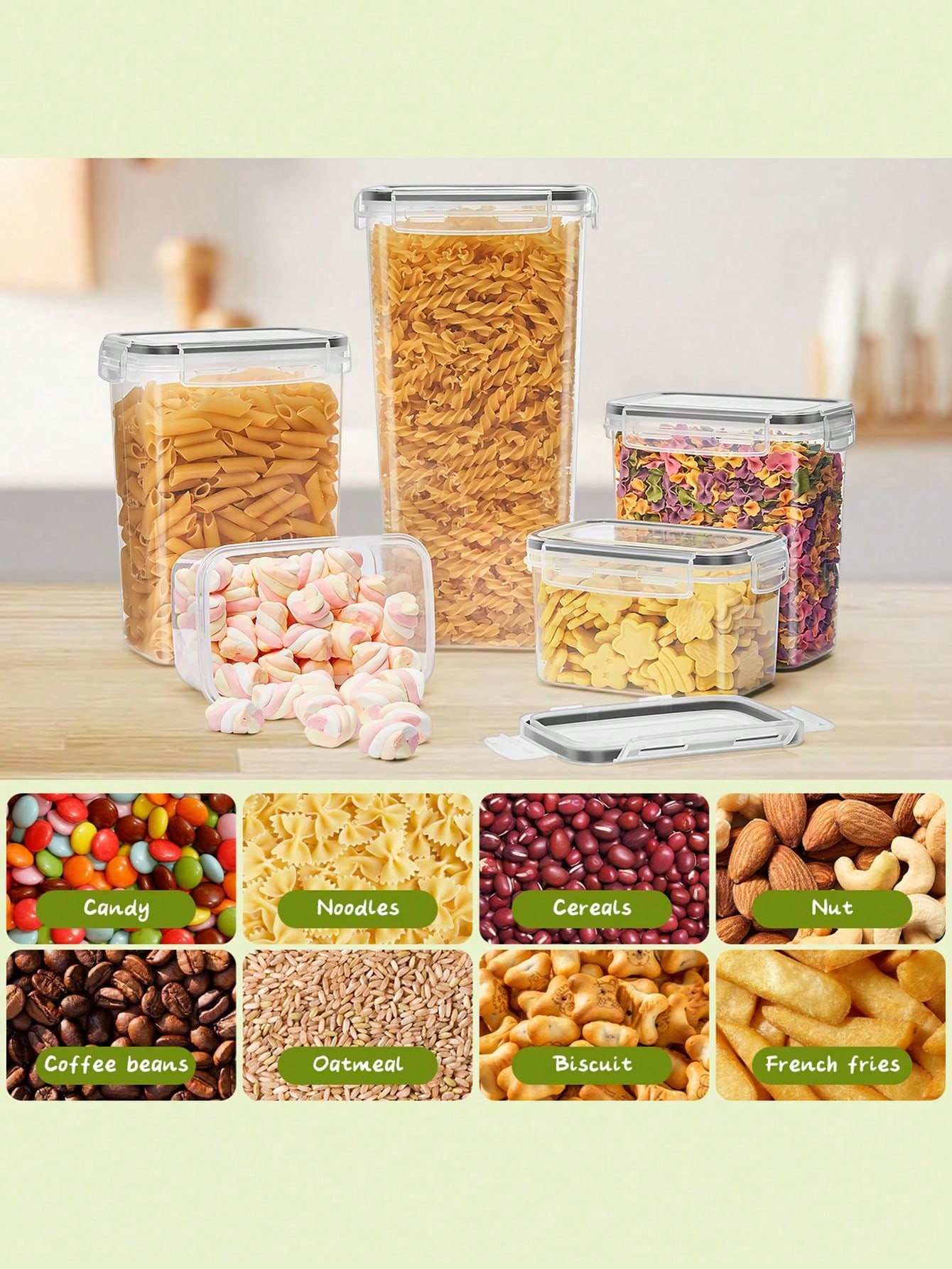 48 recipientes herméticos para - Lock And Lock Food Storage reseña y precio