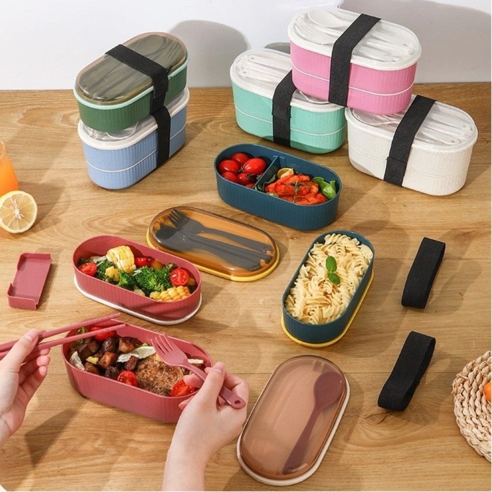 Fiambrera portátil de doble ca - Food Storage Made Easy reseña y precio