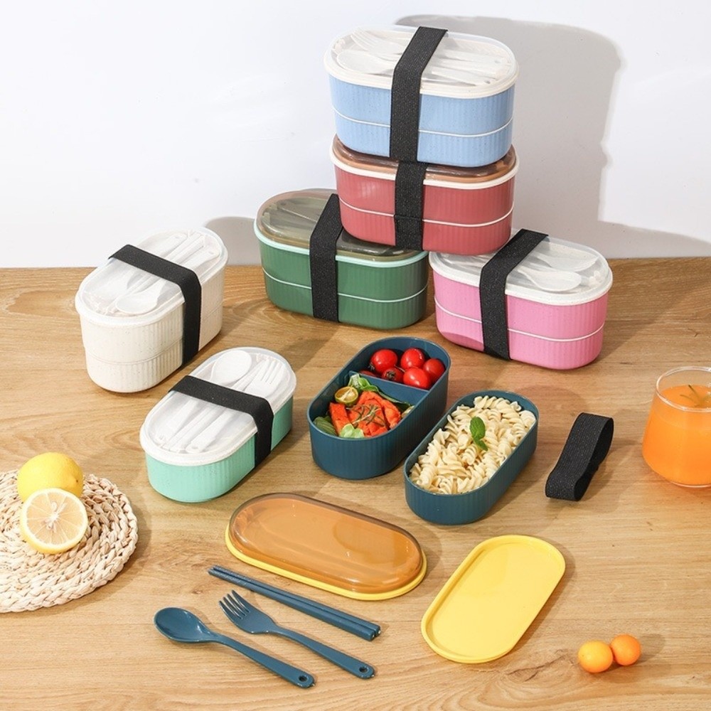 Fiambrera portátil de doble ca - Food Storage Made Easy reseña y precio