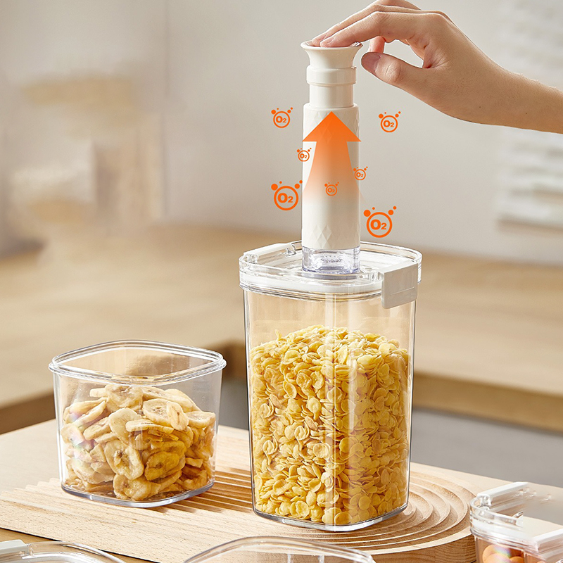 Tanque sellado al vacío para g - Food Storage Jar Set reseña y precio