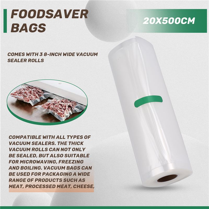 ABVJ-Rollos de Bolsas para Sel - Food Storage Vacuum Bags reseña y precio