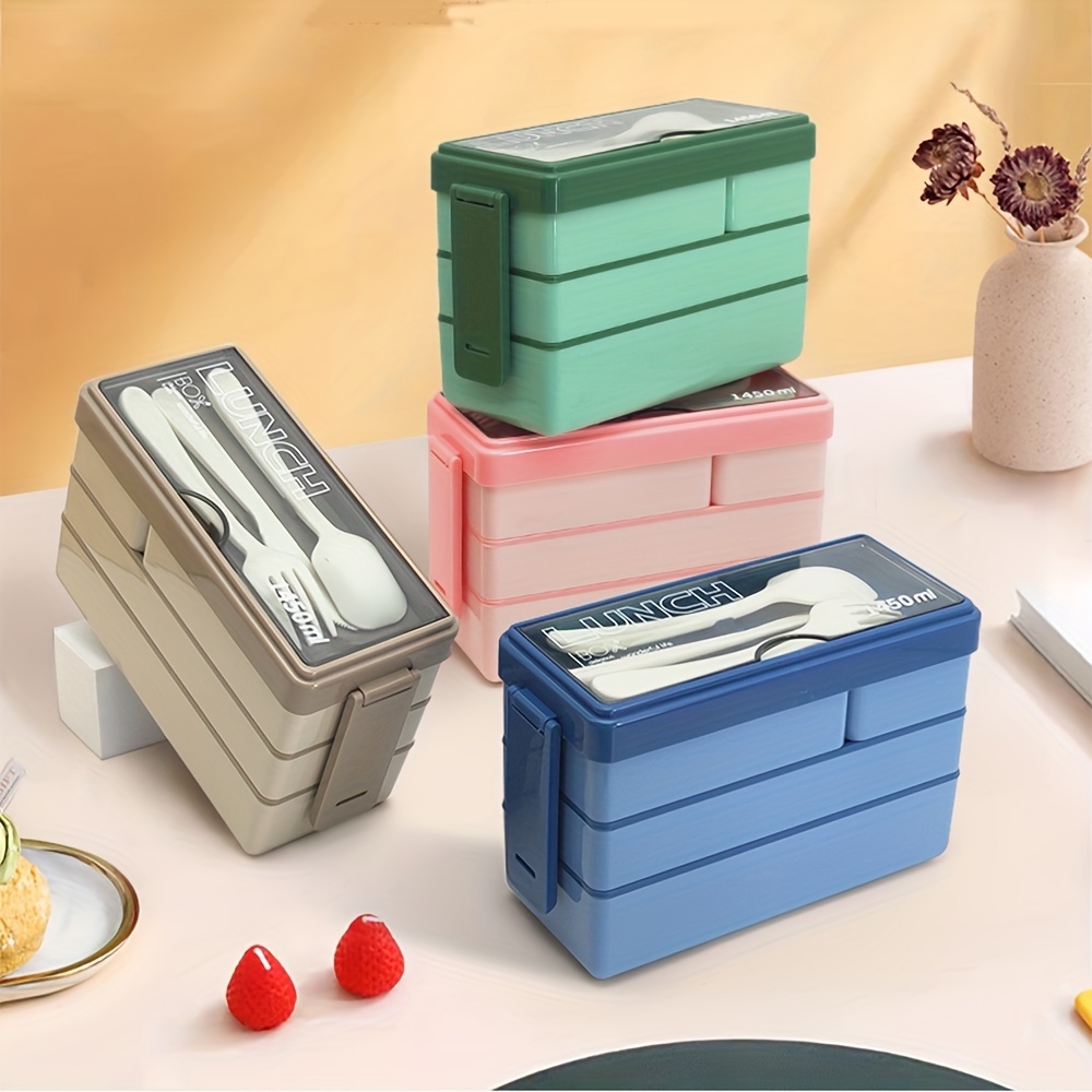 Fiambrera Bento de 1450ML, gra - Food Storage Made Easy reseña y precio