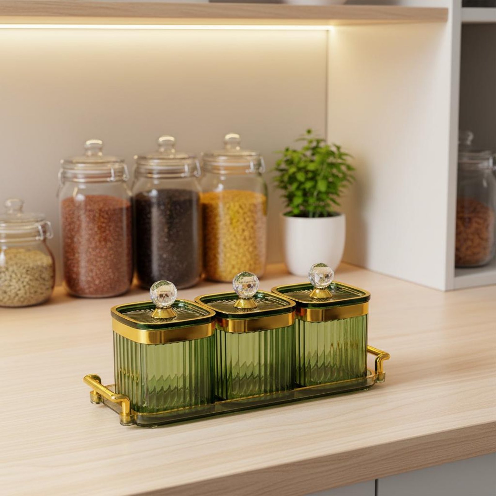 Juego de Recipientes Decorativ - Food Storage Containers Set reseña y precio