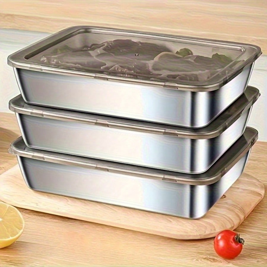 Juego de 6 recipientes (3 caja - Food Storage Containers Set reseña y precio