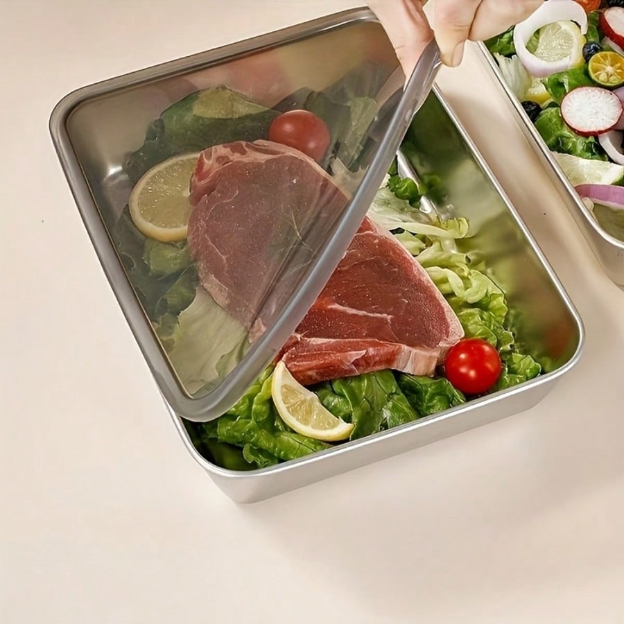 Juego de 6 recipientes (3 caja - Food Storage Containers Set reseña y precio