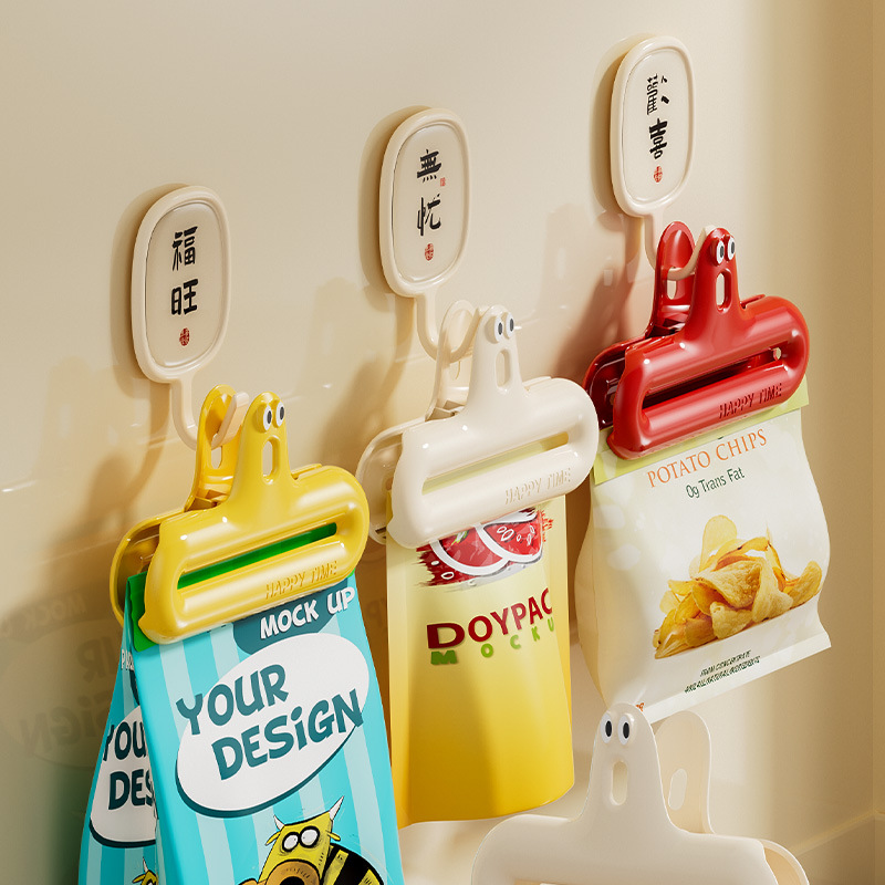 Clip de sellado de dibujos ani - Food Storage Roll Bags reseña y precio