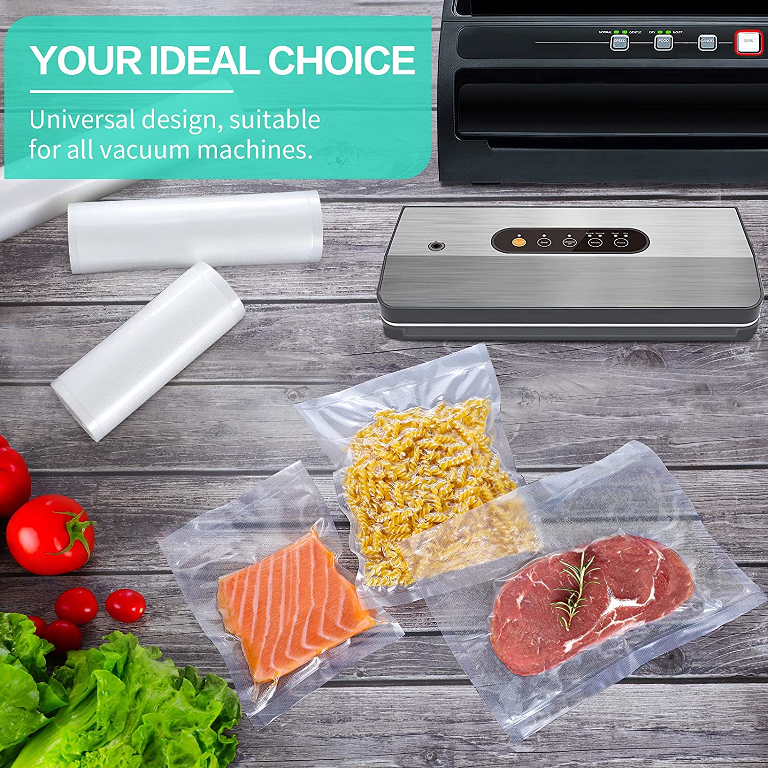 Bolsas de Cocina para Envasado - Food Storage Vacuum Bags reseña y precio