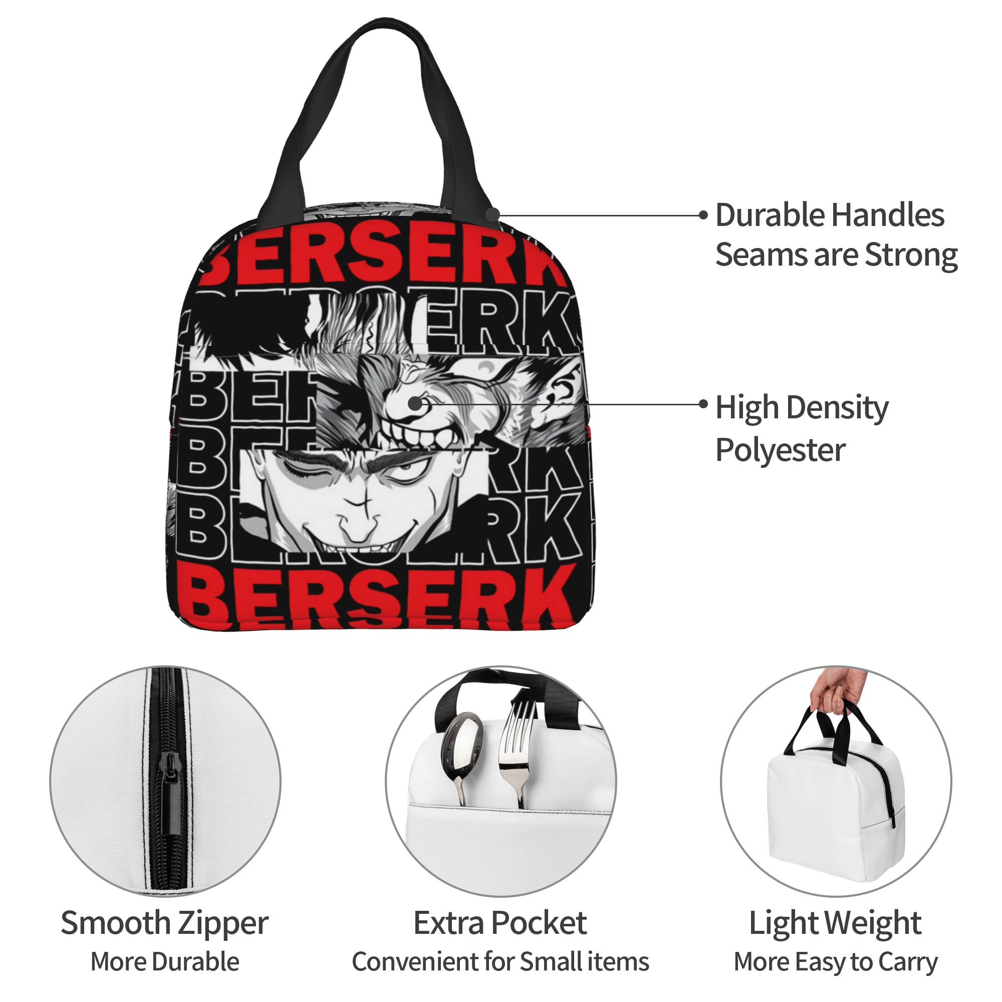 B-Berserks Bolsa de almuerzo c - Food Storage Hot reseña y precio
