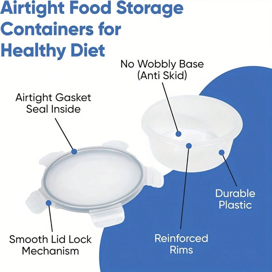 Juego de recipientes para prep - Food Storage Containers Set reseña y precio