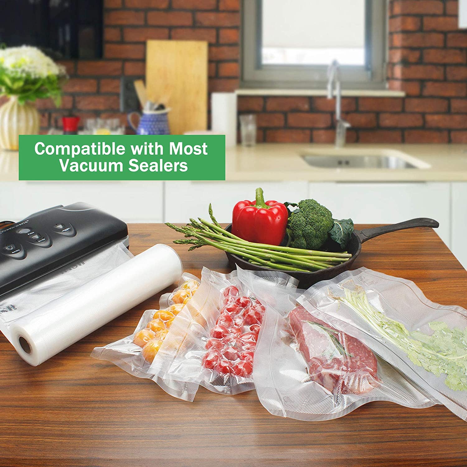 Bolsas de vacío para alimentos - Food Storage Vacuum Bags reseña y precio