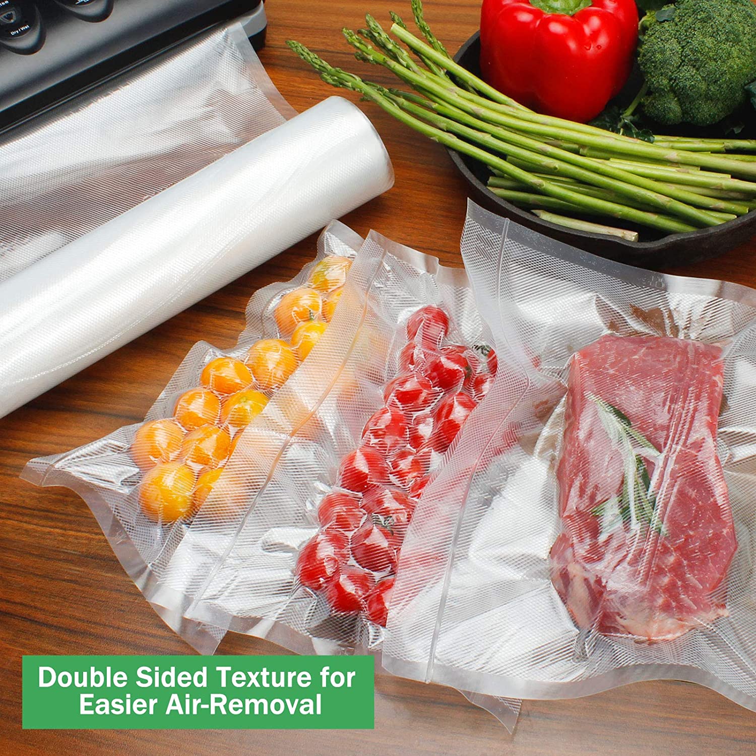 Bolsas de vacío para alimentos - Food Storage Vacuum Bags reseña y precio