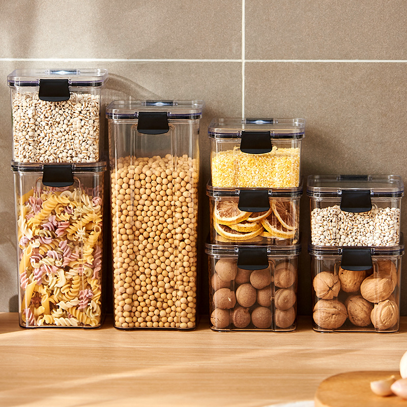 Tarros sellados para cocina, o - Food Storage Jar Set reseña y precio