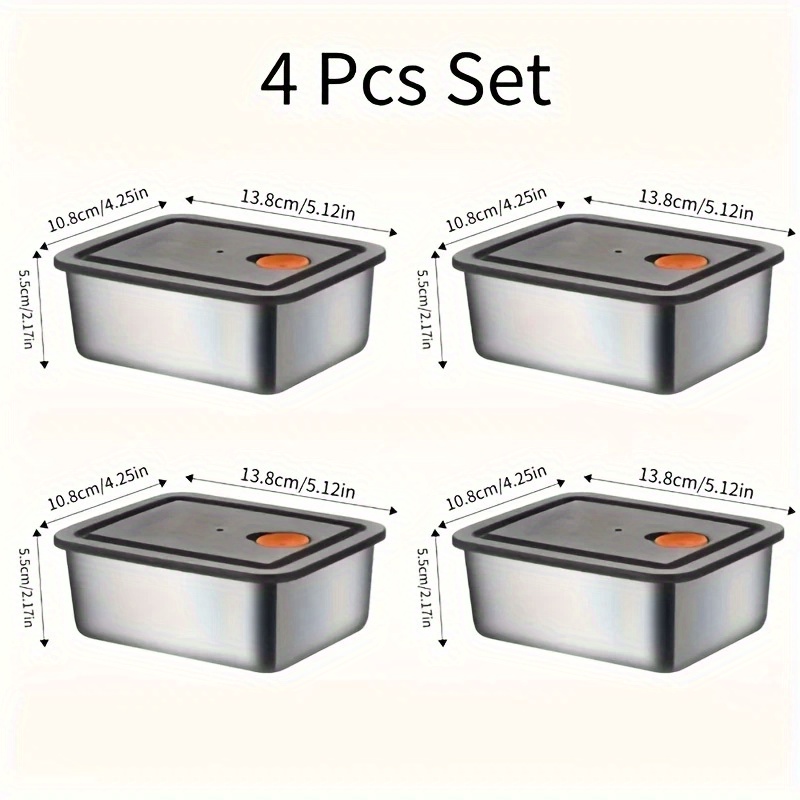 Juego de 4 Recipientes de Alma - Food Storage Containers Set reseña y precio