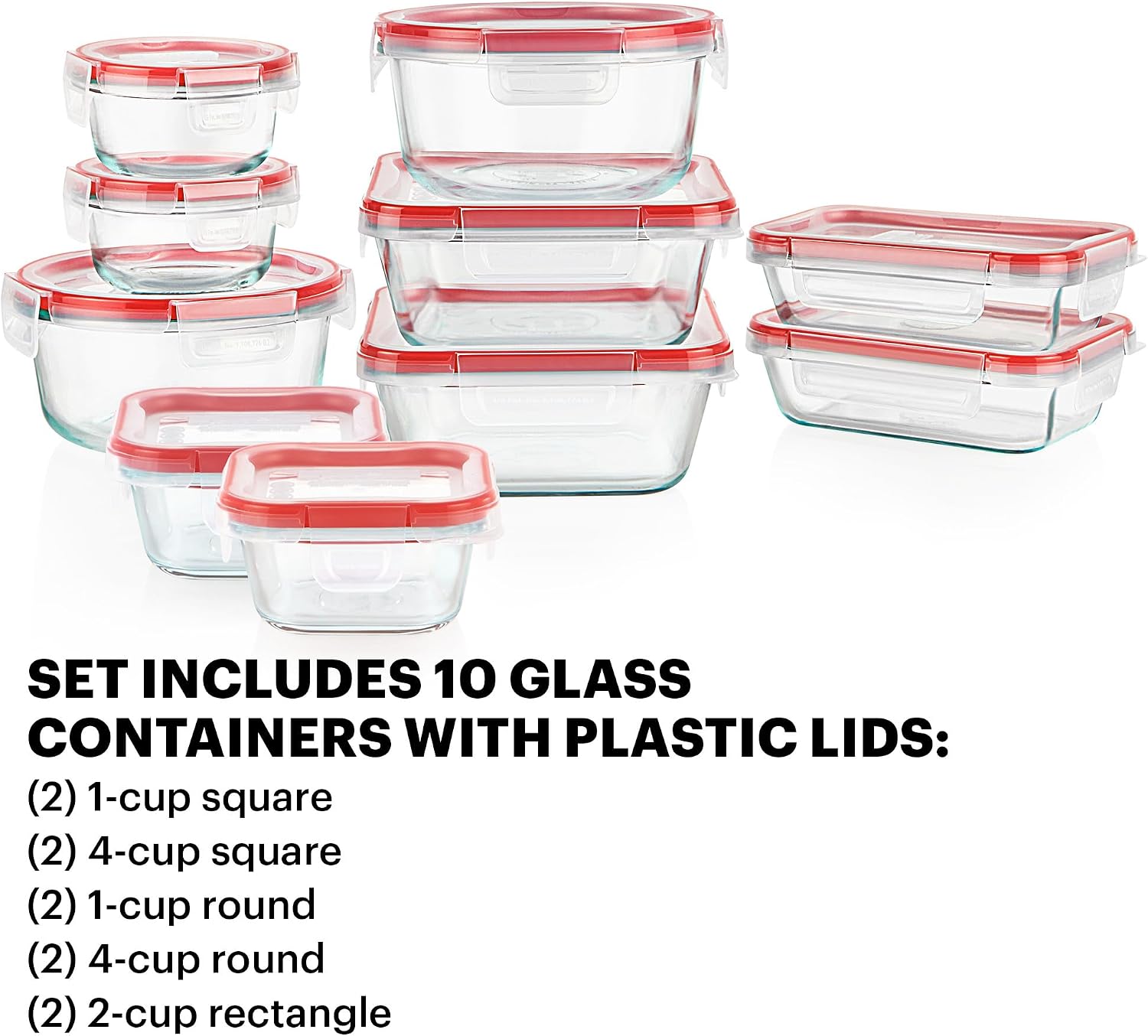 Juego de Recipientes Hermético - Food Storage Glass Set reseña y precio