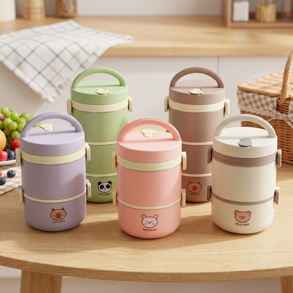 Lonchera Térmica de Acero Inox - Food Storage Jar Set reseña y precio