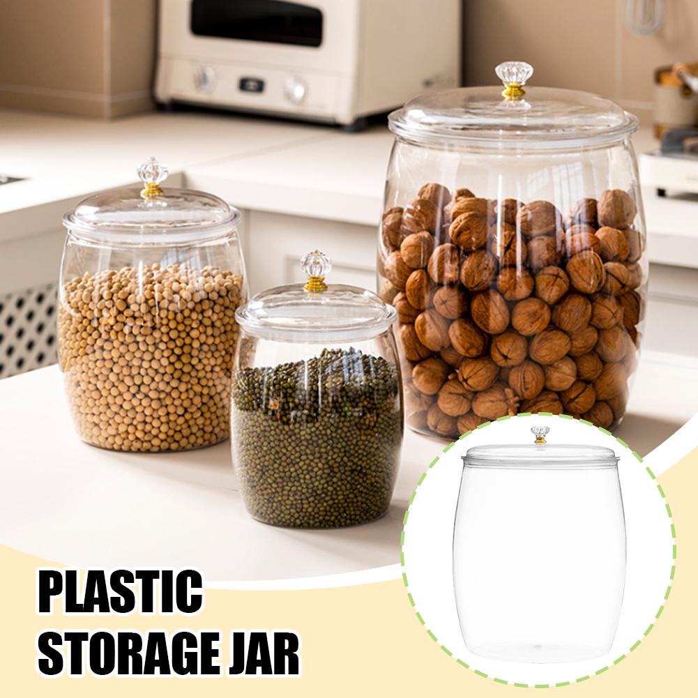 Frasco Grande Transparente de  - Food Storage Jars Airtight reseña y precio