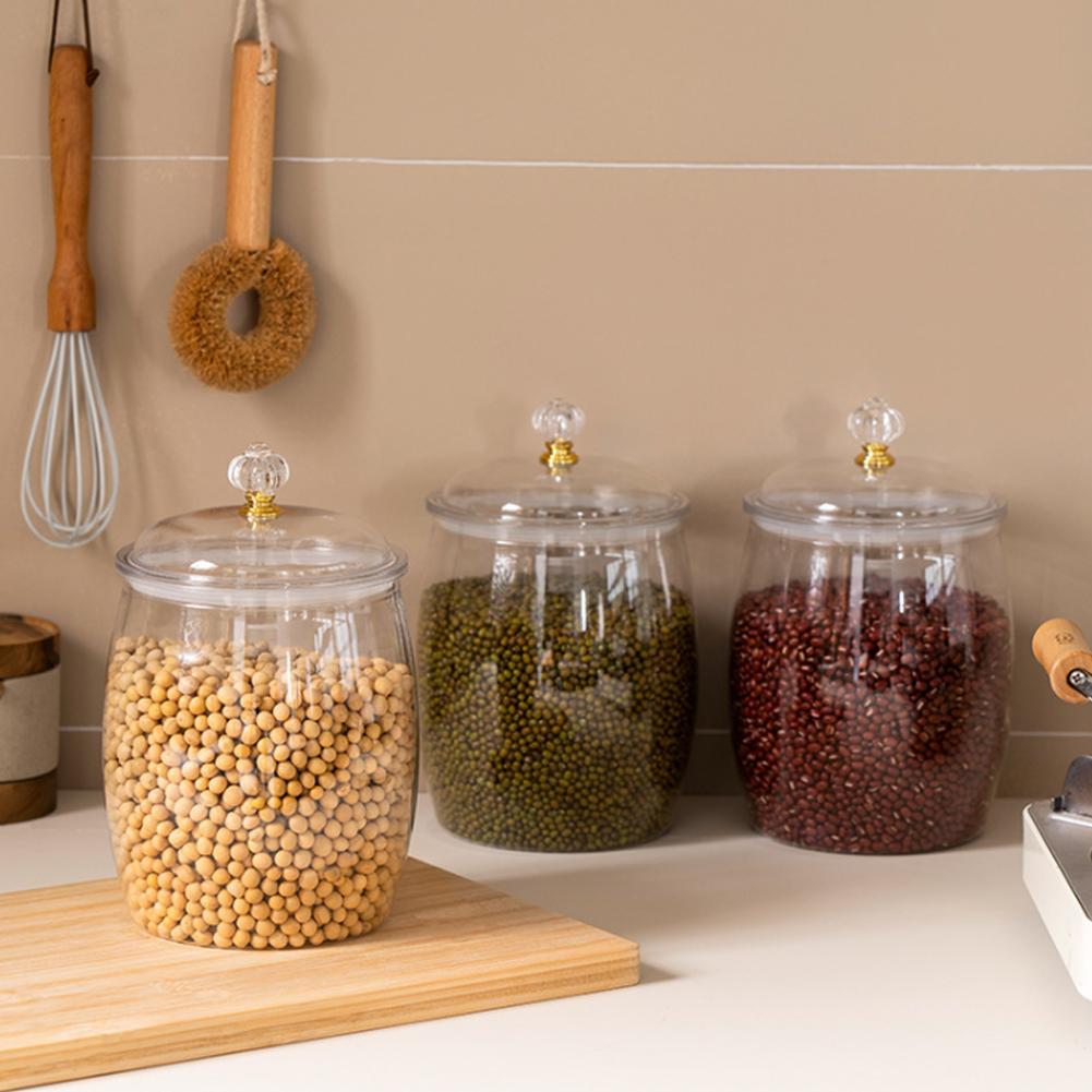 Frasco Grande Transparente de  - Food Storage Jars Airtight reseña y precio