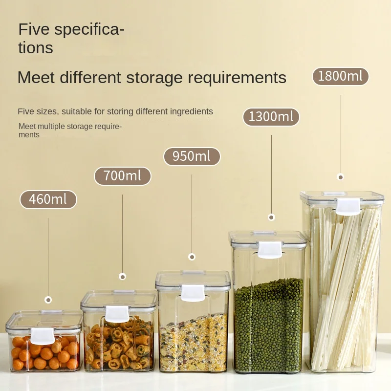 Tarros sellados para cocina, c - Food Storage Jar Set reseña y precio