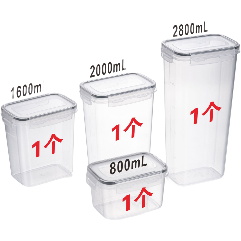 Juego de Recipientes Cuadrados - Food Storage For Long Term reseña y precio
