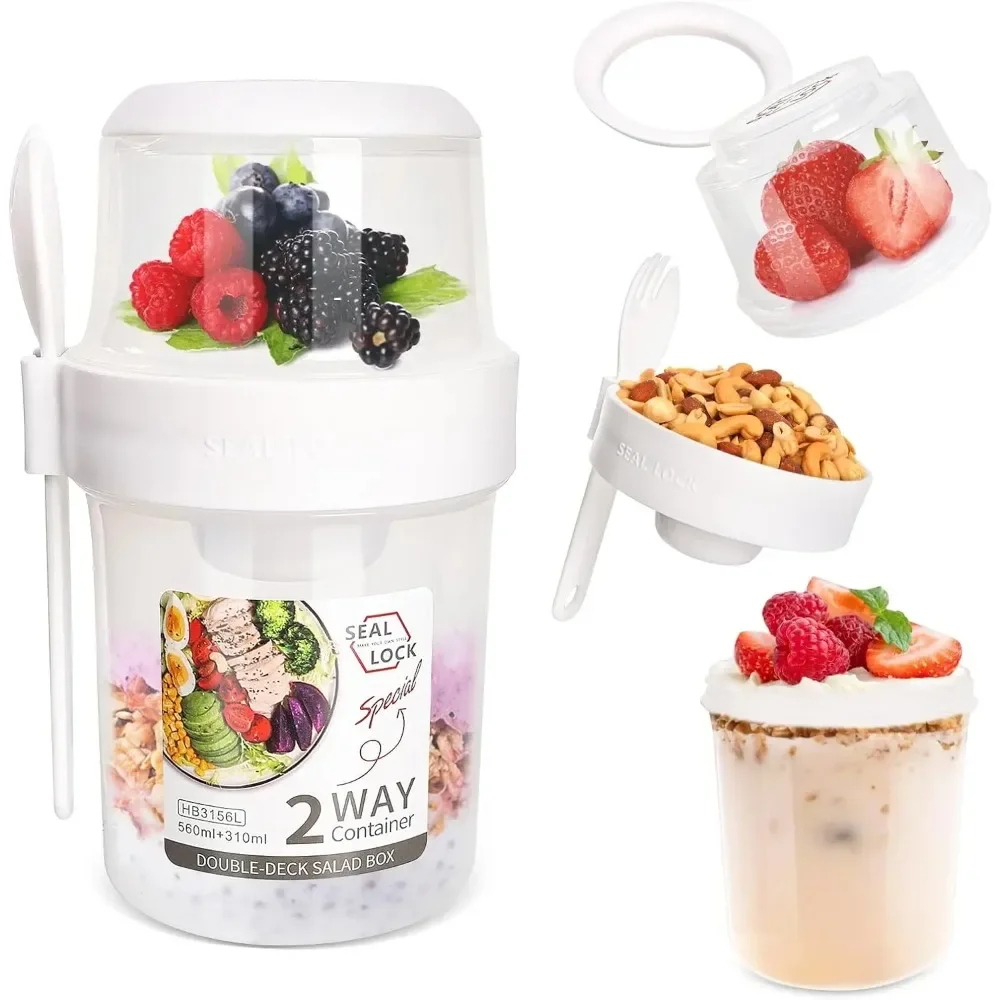 Taza para ensalada, tazas para - Food Storage Jar Set reseña y precio