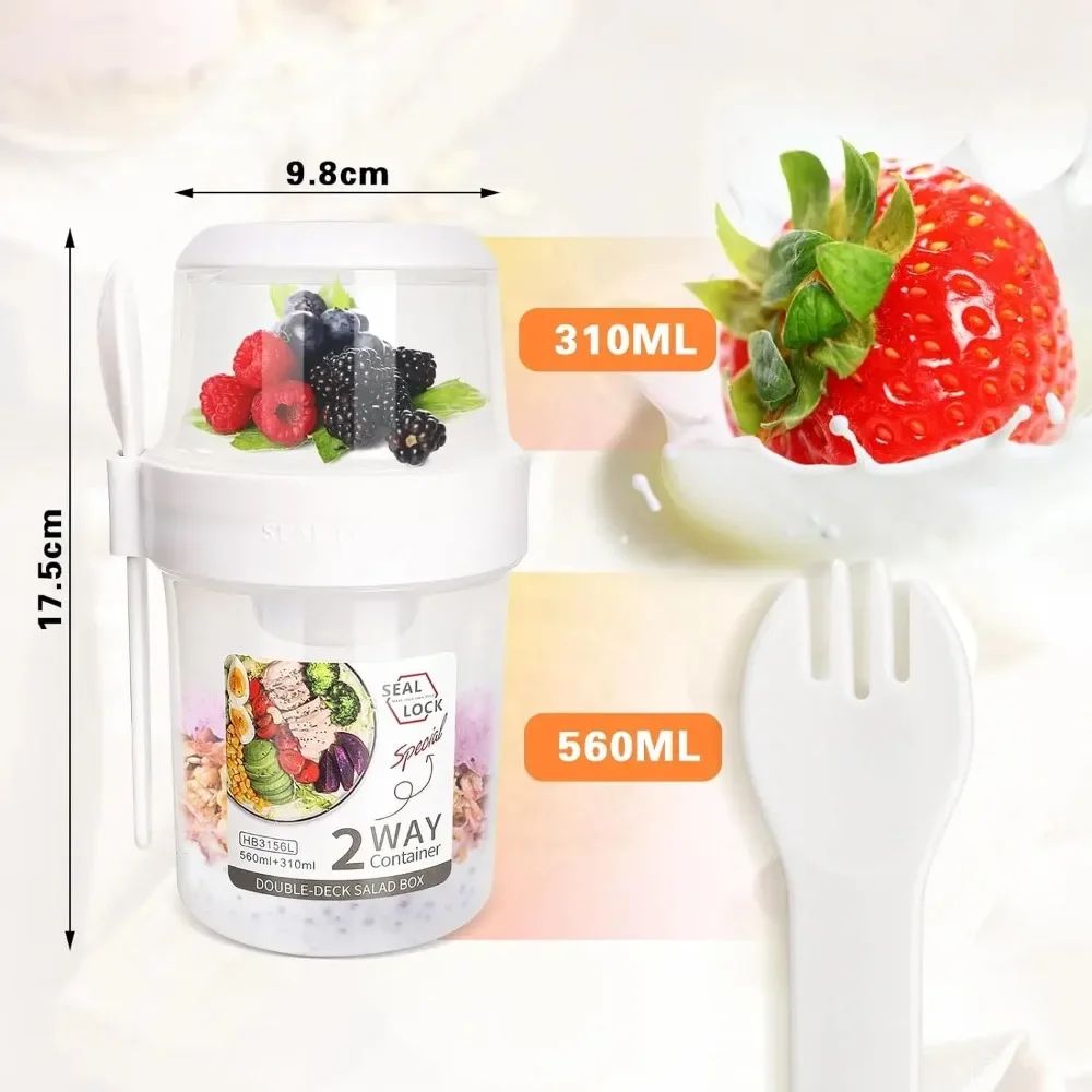 Taza para ensalada, tazas para - Food Storage Jar Set reseña y precio
