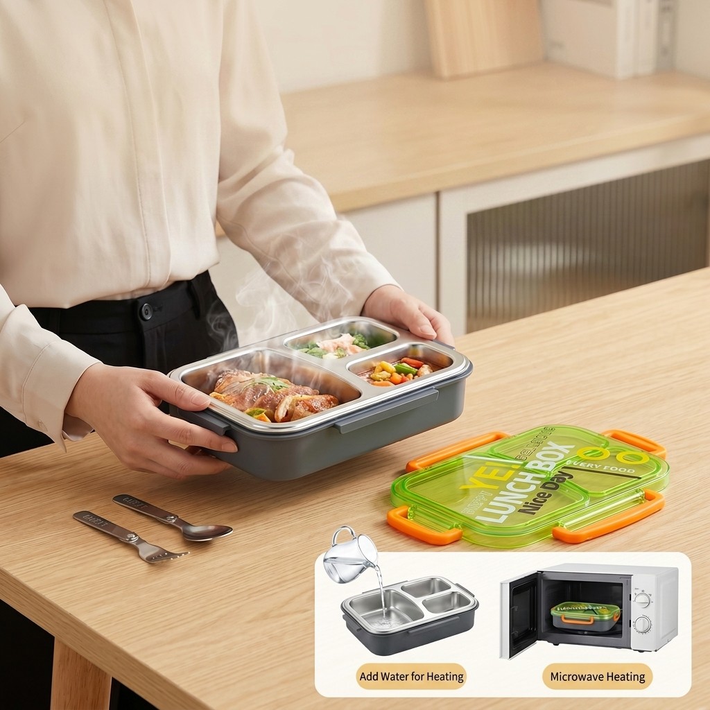 Lonchera Bento de Acero Inoxid - Food Storage Made Easy reseña y precio