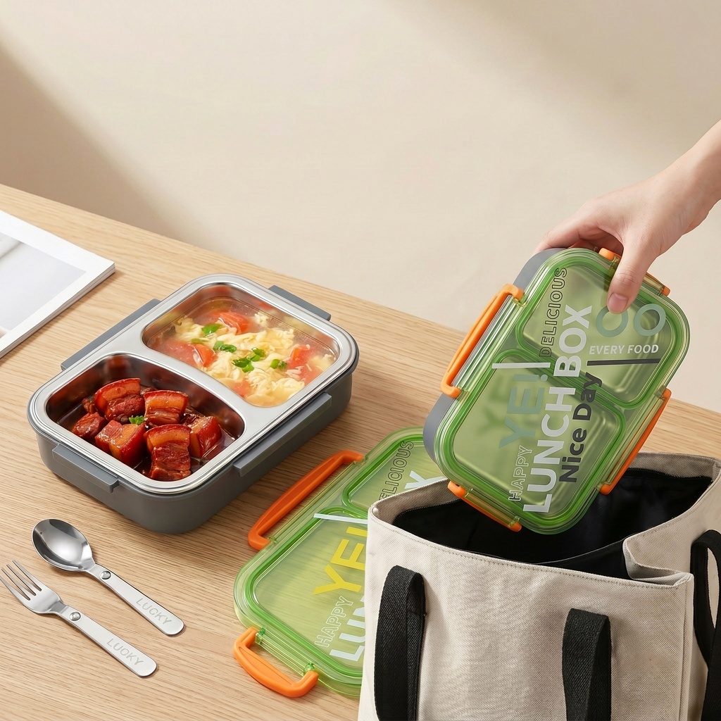 Lonchera Bento de Acero Inoxid - Food Storage Made Easy reseña y precio
