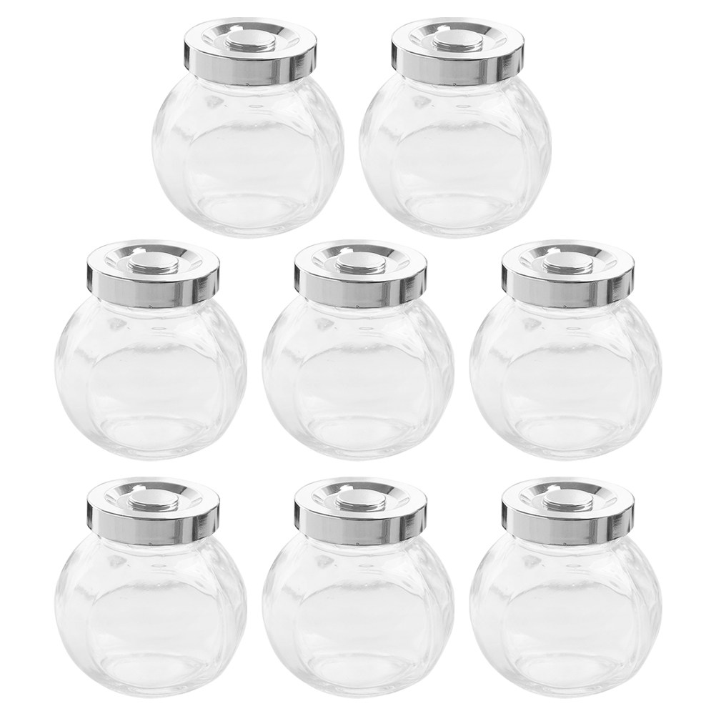 8 Frascos de Vidrio Transparen - Food Storage Jars Airtight reseña y precio