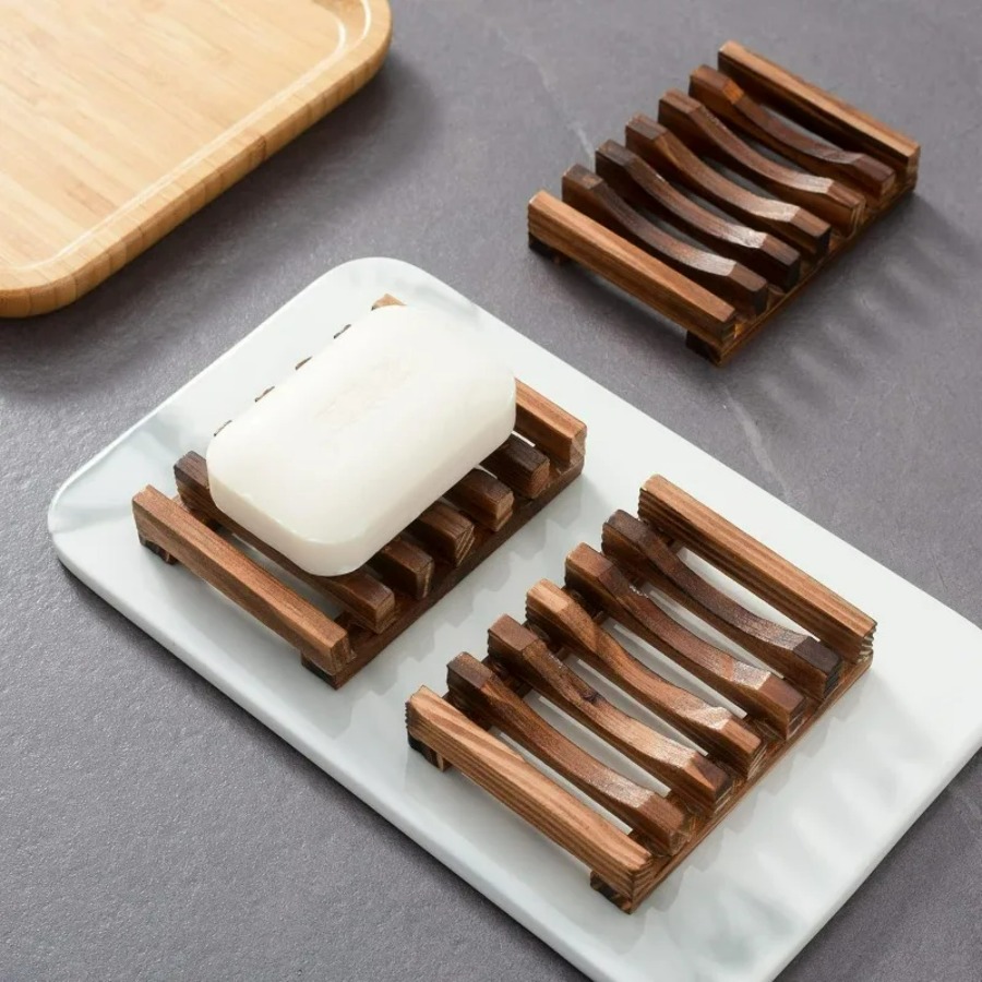 Jabonera de madera para baño d - Food Storage Organiser reseña y precio